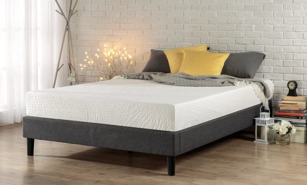 Zinus Essential Upholstered Platform Bed Frame, platform bed